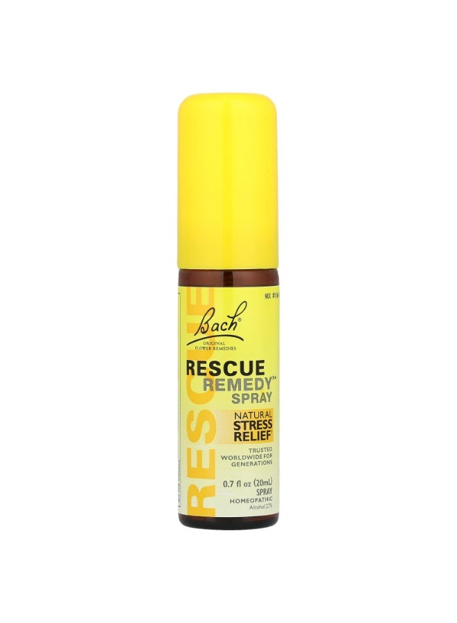 Bach RESCUE Remedy Spray, Natural Stress Relief, 20 ml - Image 1